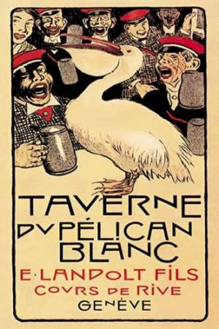 Taverne du Pelican Blanc 1893 Poster Print by Henry-Claudius Forestier - Item # VARPDX341506